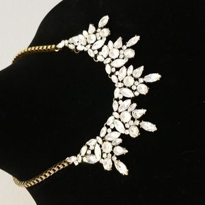 Crystal and Gold Necklace